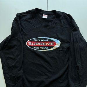 Supreme Long Sleeve F What You Heard Tee